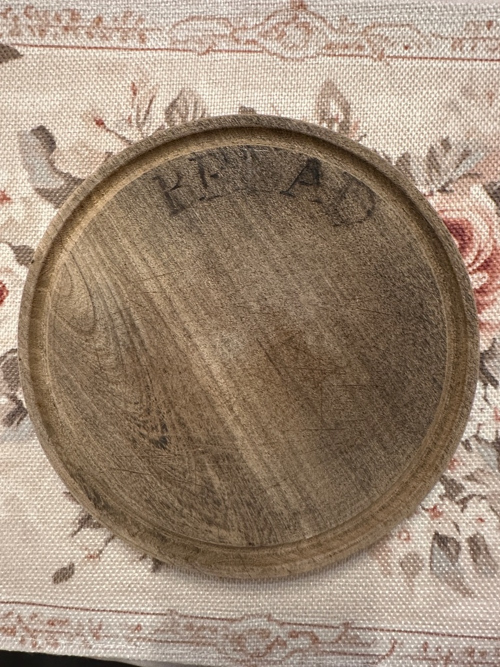 Vintage Rustic Bread Board. 8”